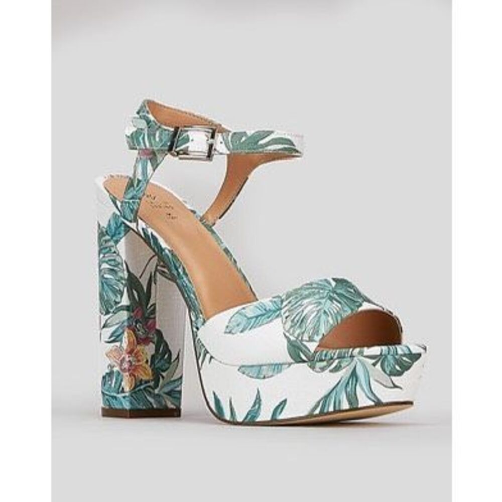 Call It Spring Nenadda Multi Sz 6.5 Block Heels - image 1